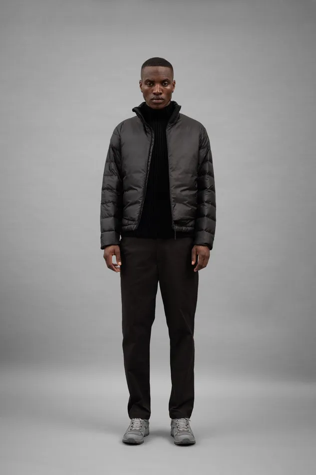 Men Norse Projects Outerwear Pasmo Rip Down Jacket Black