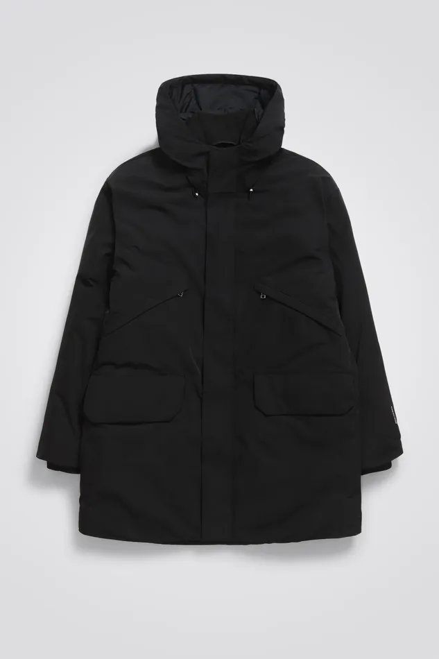 Men Norse Projects Outerwear Stavanger Military Nylon Parka Black