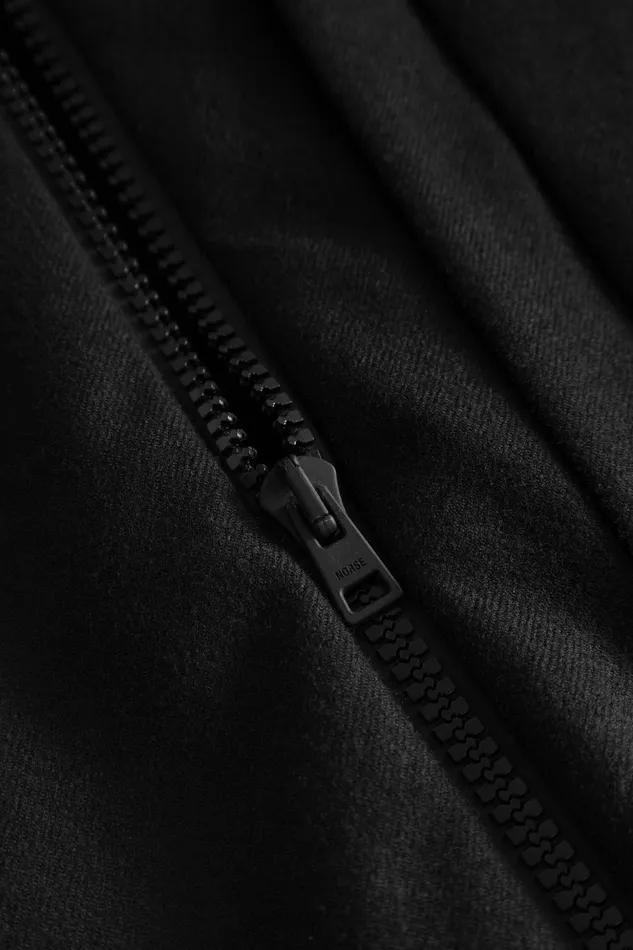 Men Norse Projects Outerwear Technical Jacket Loro Piana Clima System Wool Black