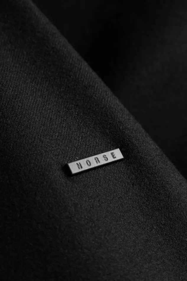 Men Norse Projects Outerwear Technical Jacket Loro Piana Clima System Wool Black