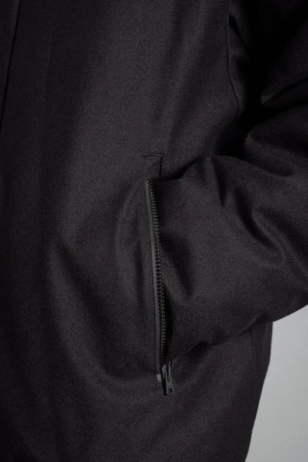 Men Norse Projects Outerwear Technical Jacket Loro Piana Clima System Wool Black