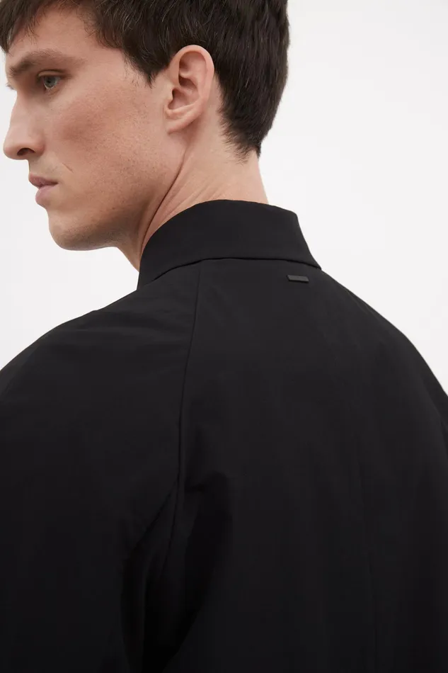 Men Norse Projects Outerwear Vargo Travel Light Raglan Mac Black