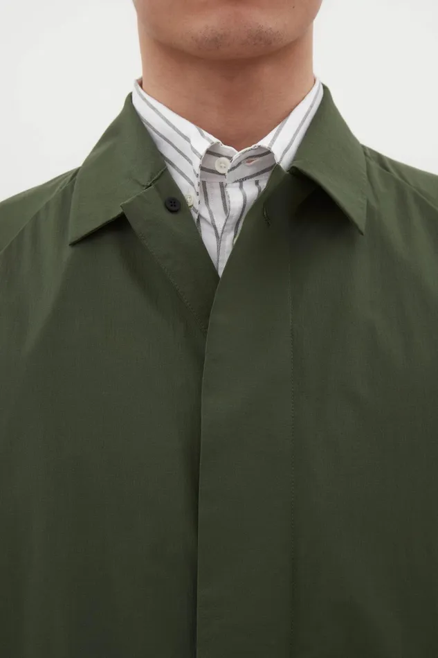 Men Norse Projects Outerwear Vargo Travel Light Raglan Mac Spruce Green