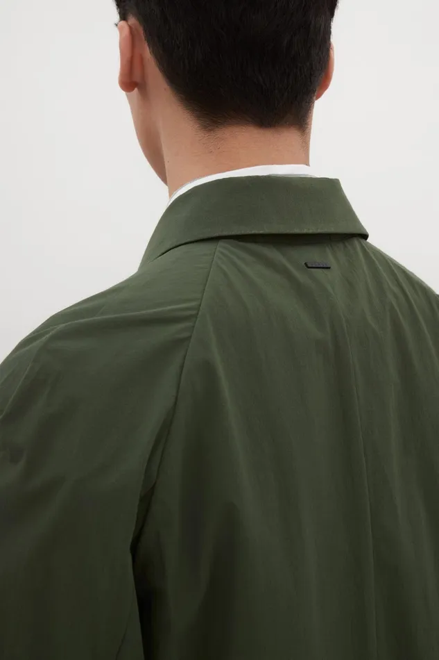 Men Norse Projects Outerwear Vargo Travel Light Raglan Mac Spruce Green