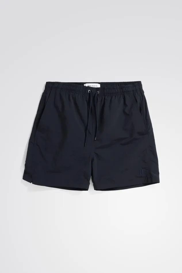Men Norse Projects Shorts Hauge Recycled Nylon Swimmers Dark Navy