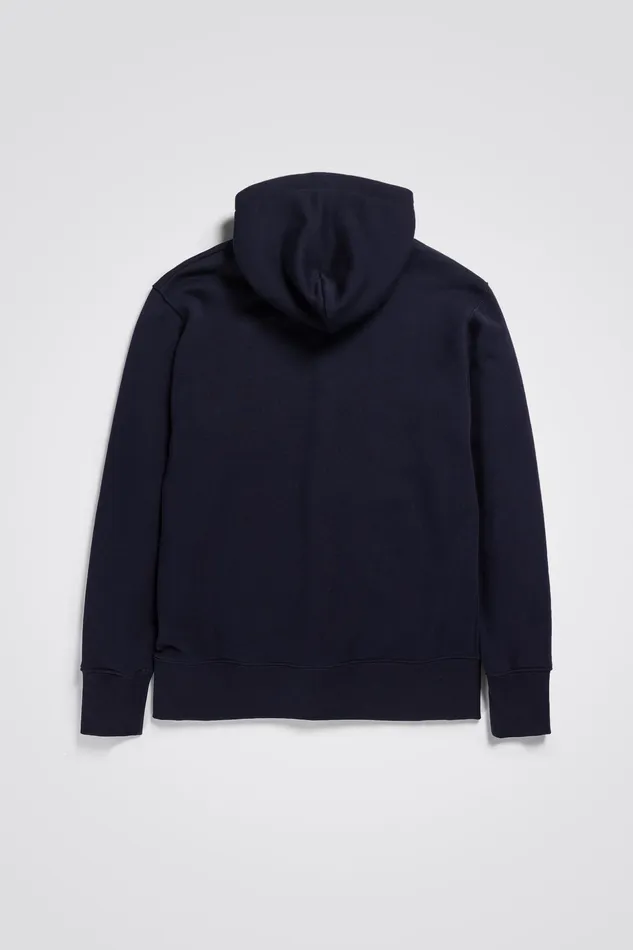 Men Norse Projects Sweatshirts Arne Logo Hoodie Dark Navy