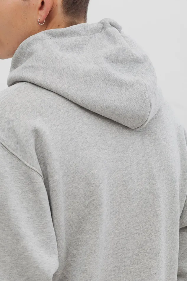 Men Norse Projects Sweatshirts Arne Logo Hoodie Light Grey Melange