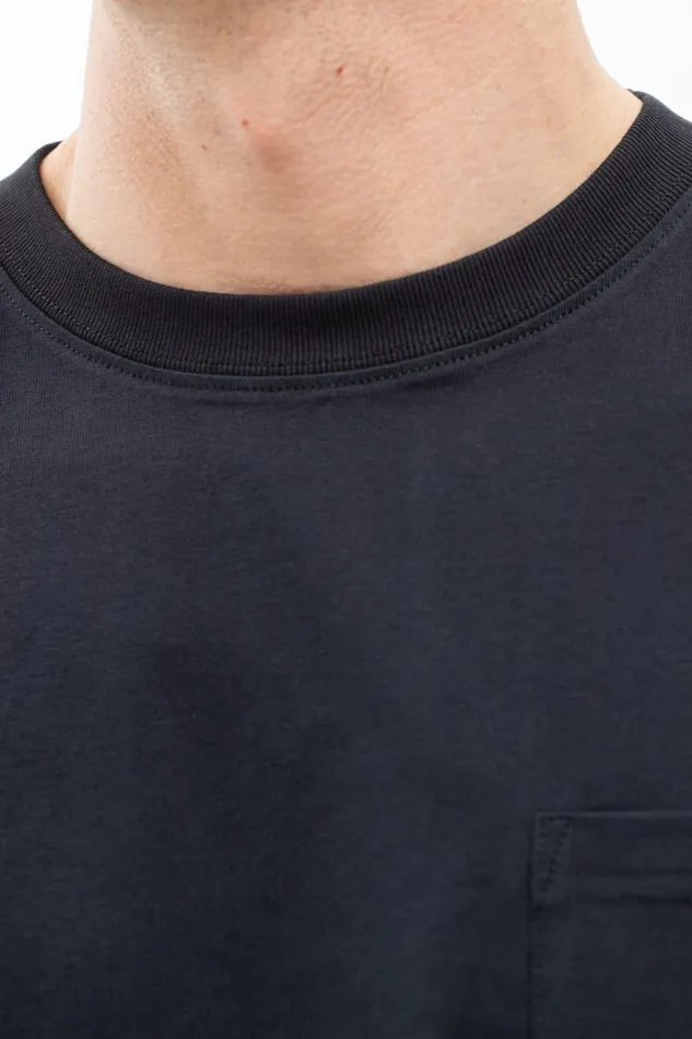 Men Norse Projects TShirts Johannes Standard Pocket SS Black