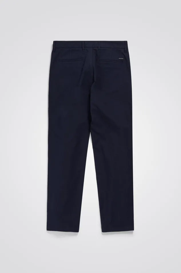 Men Norse Projects Trousers Aros Solotex Chino Dark Navy