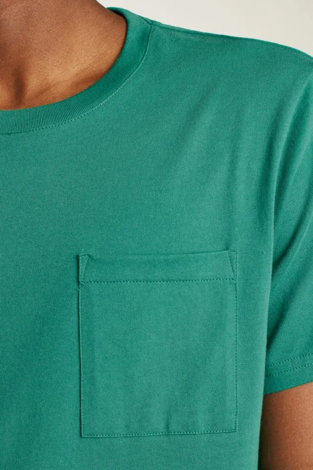 Men Organic Cotton Tee Bayou Teal Bonobos Short Sleeve Tees