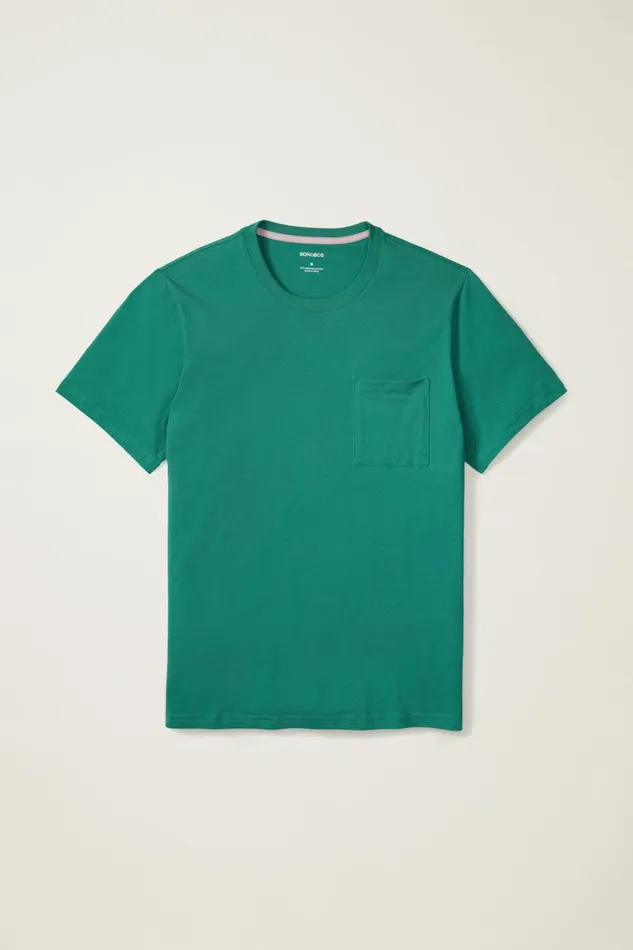 Men Organic Cotton Tee Bayou Teal Bonobos Short Sleeve Tees