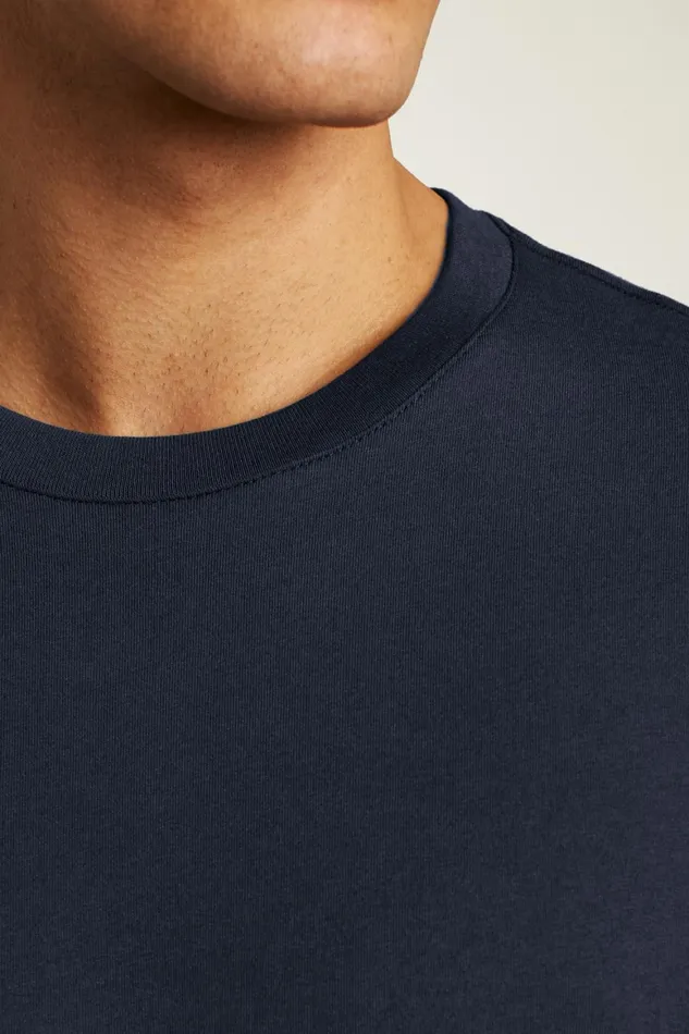 Men Organic Cotton Tee Navy Bonobos Short Sleeve Tees