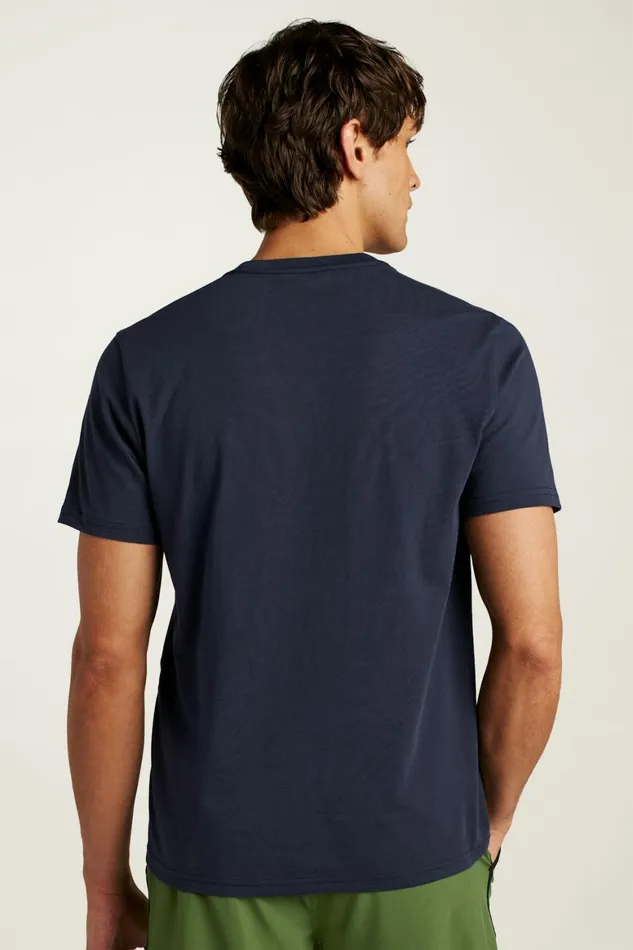 Men Organic Cotton Tee Navy Bonobos Short Sleeve Tees