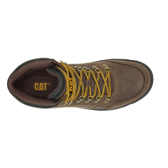 Men Outline Work Boot Cat Footwear Boots