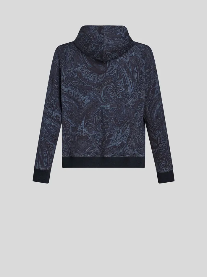 Men Paisley Hooded Sweatshirt Etro Sweatshirts
