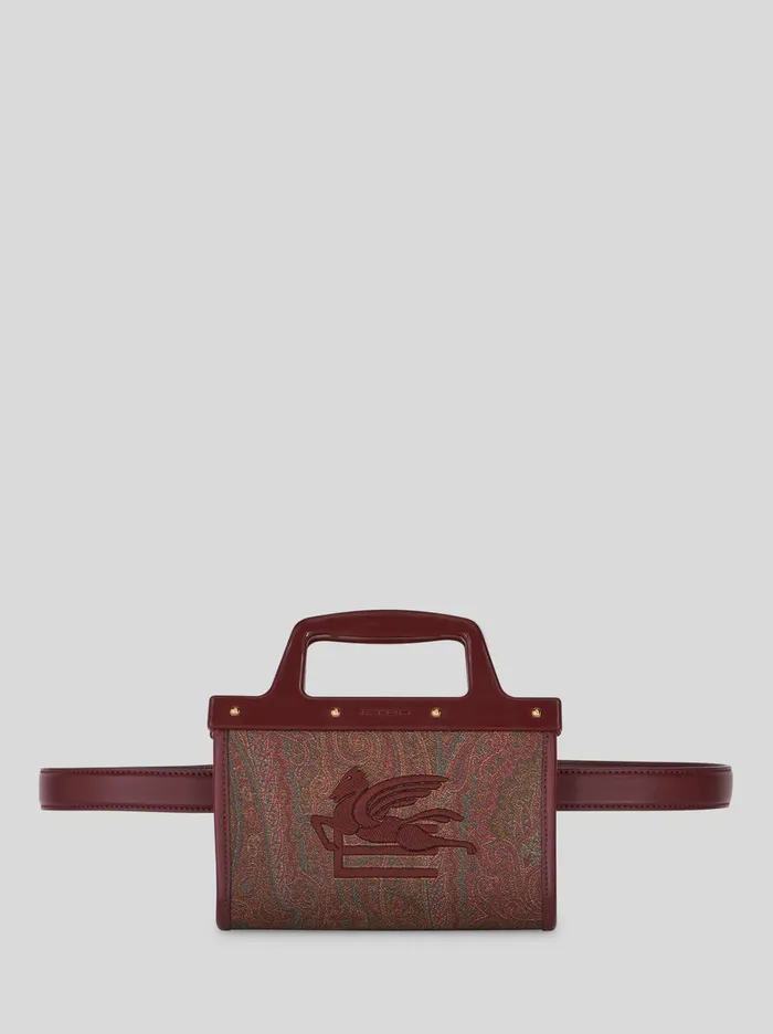 Men Paisley Love Trotter Belt Bag Etro Backpacks And Belt Bags