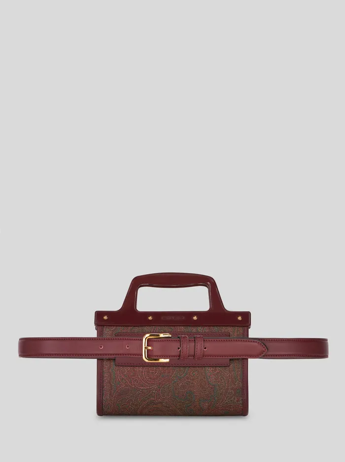 Men Paisley Love Trotter Belt Bag Etro Backpacks And Belt Bags