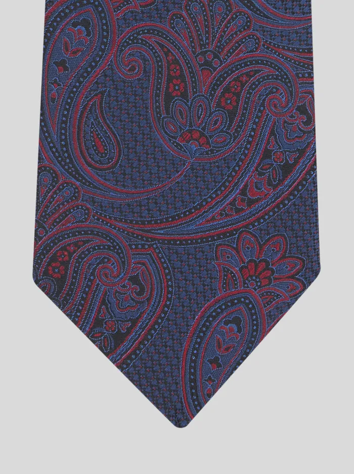 Men Paisley Silk Tie Etro Ties And Pocket Squares