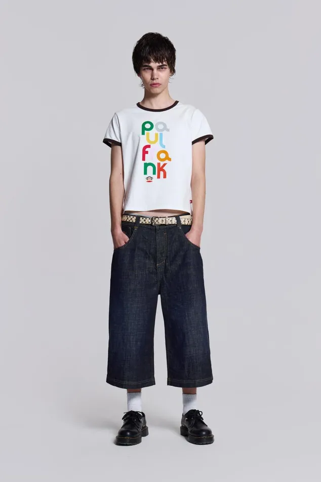 Men Paul Frank Spellout Ringer Jaded London TShirts and Vests