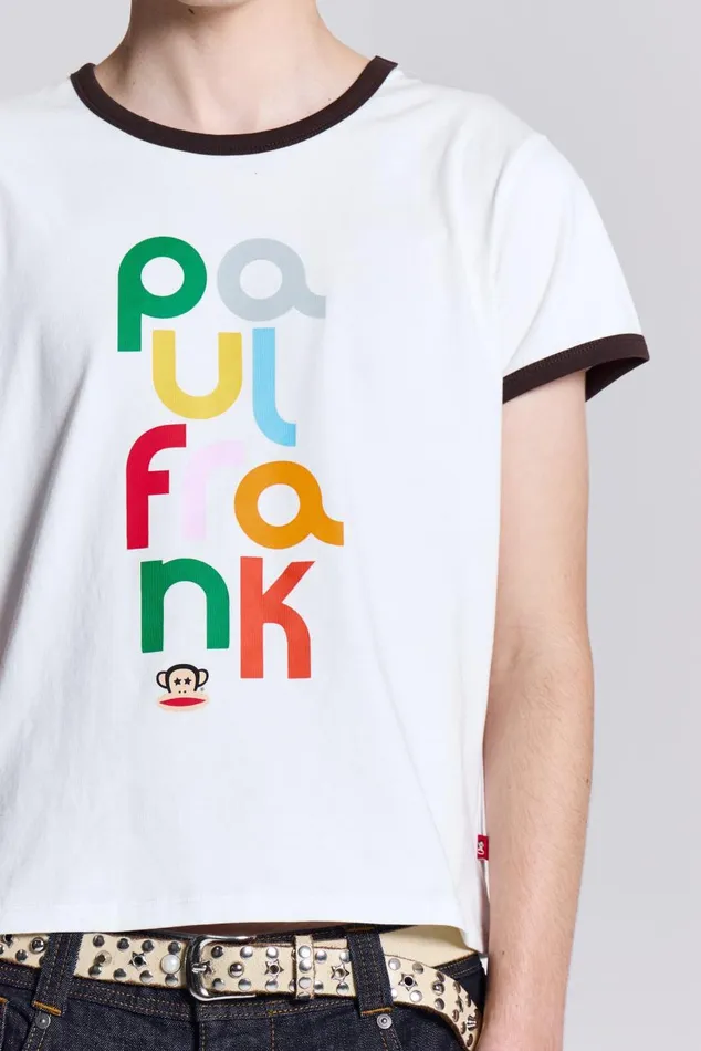 Men Paul Frank Spellout Ringer Jaded London TShirts and Vests