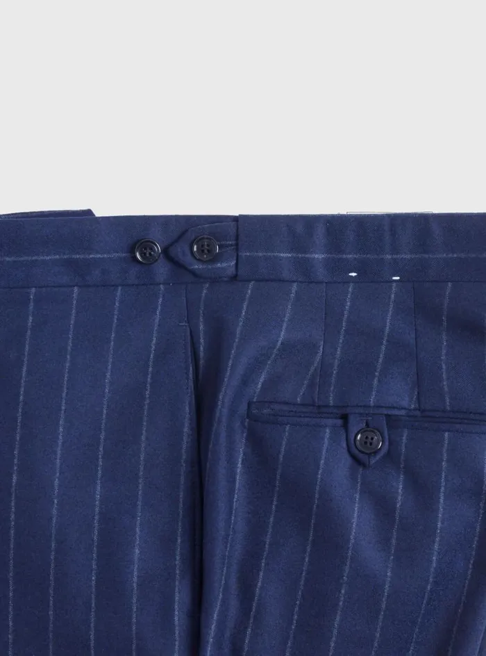 Men Paul Stuart Blazers and Jackets Wool Stripe Paul Suit Navy