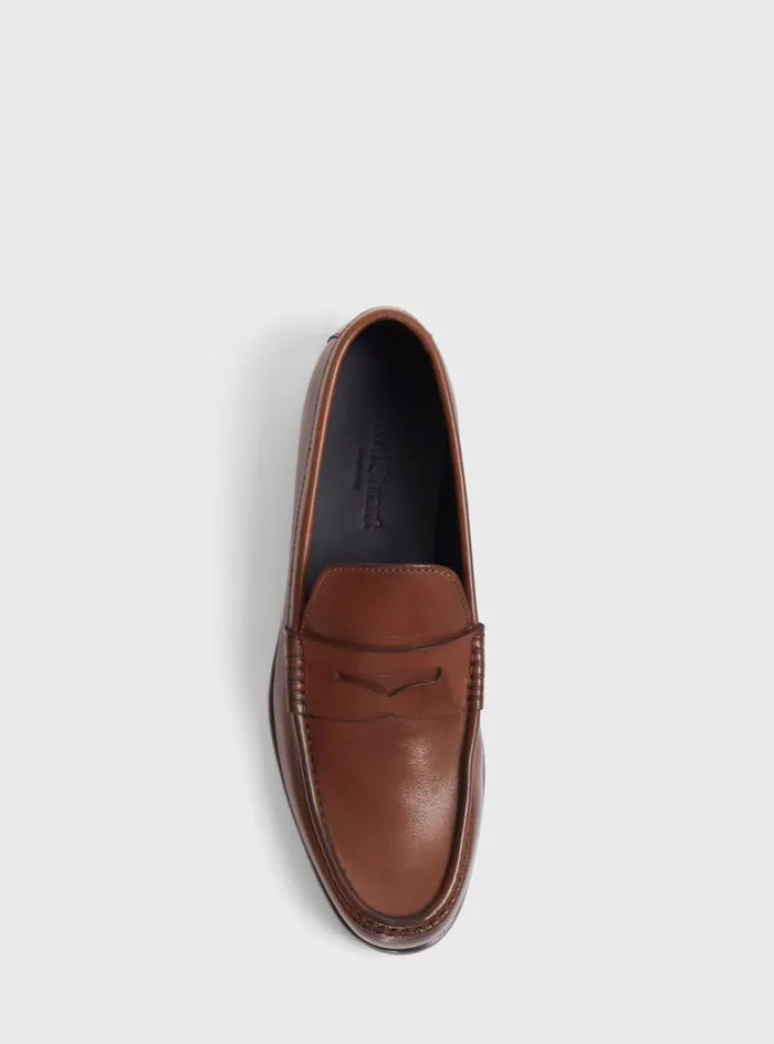 Men Paul Stuart Loafers Mason Leather Loafer Brown Men Paul Stuart Loafers Mason Leather Loafer Brown