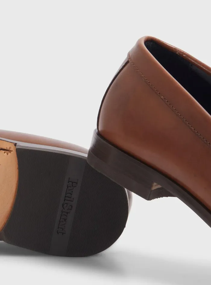 Men Paul Stuart Loafers Mason Leather Loafer Brown Men Paul Stuart Loafers Mason Leather Loafer Brown