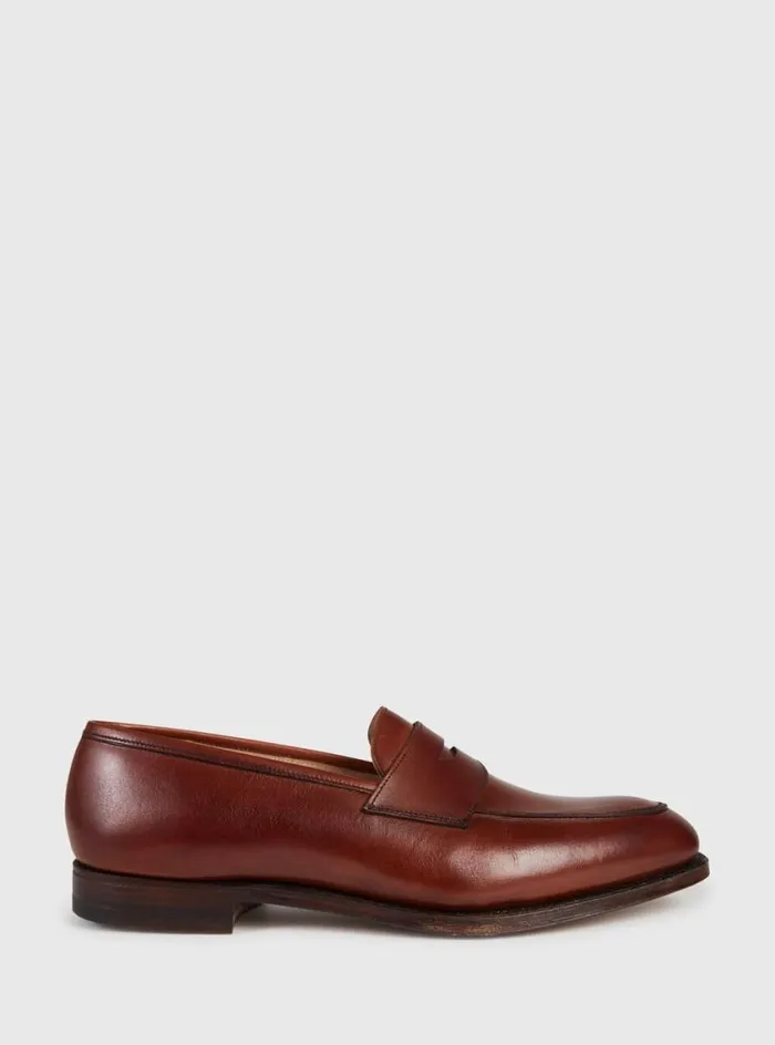 Men Paul Stuart Loafers The Rose Leather Loafer Chestnut