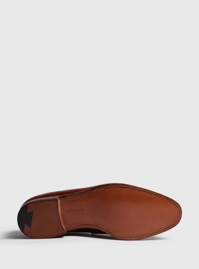 Men Paul Stuart Loafers The Rose Leather Loafer Chestnut