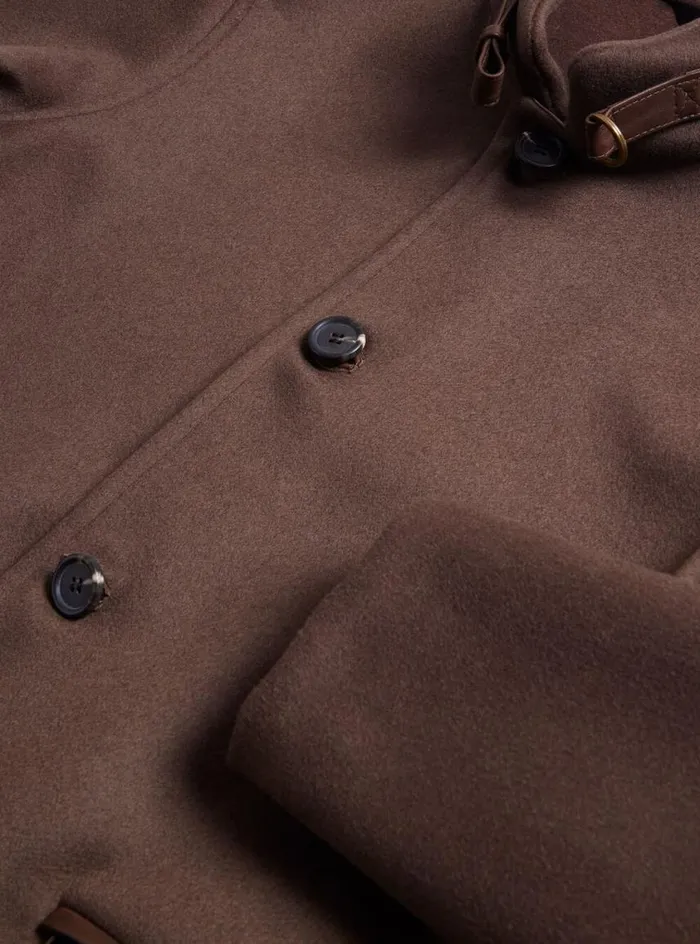 Men Paul Stuart Outerwear Wool and Cashmere Double Faced Jacket Tobacco