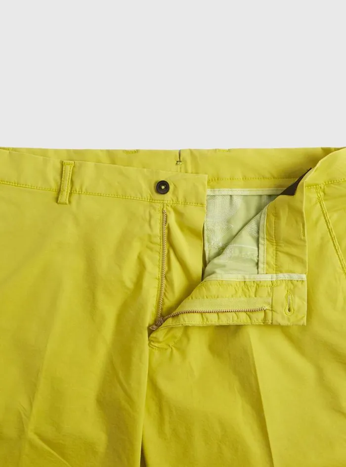 Men Paul Stuart Pants Cotton Bermuda Short Yellow Men Paul Stuart Pants Cotton Bermuda Short Yellow