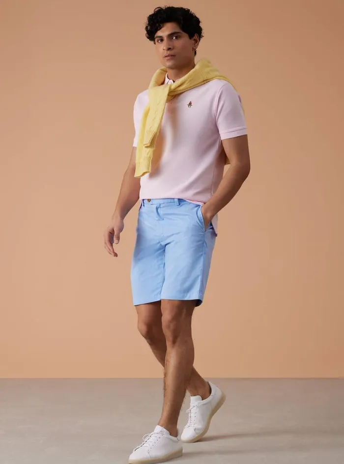Men Paul Stuart Pants Performance Short Light Pink