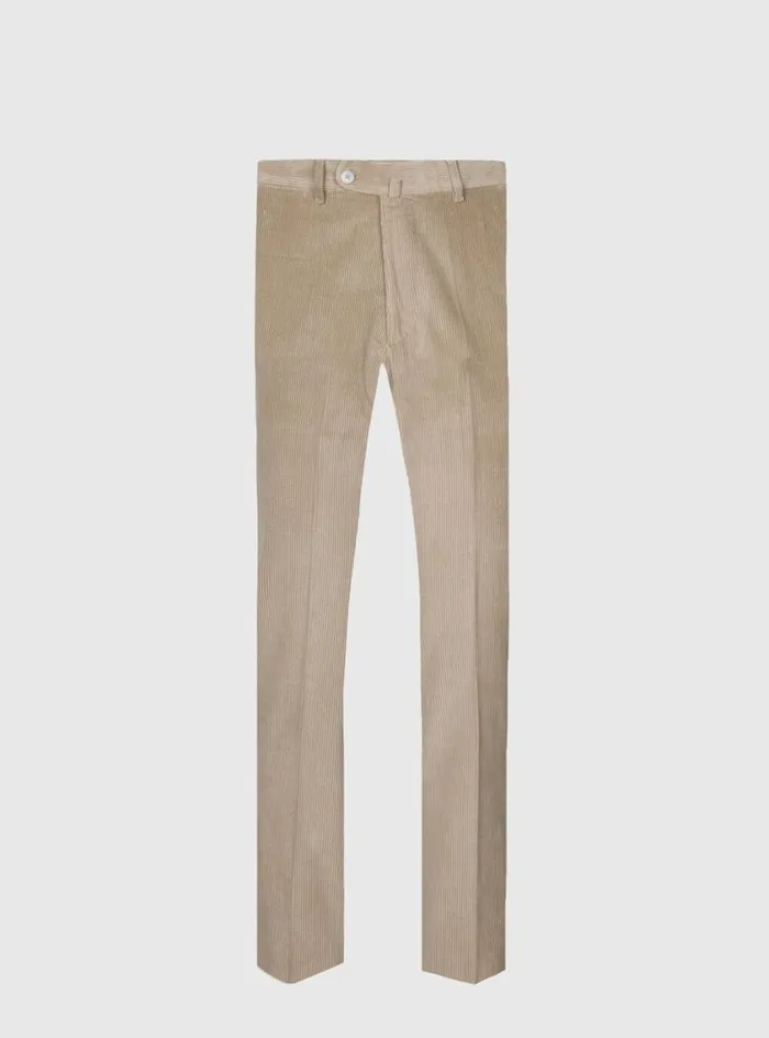 Men Paul Stuart Pants Soft Corduroy Dress Trouser Light Tan