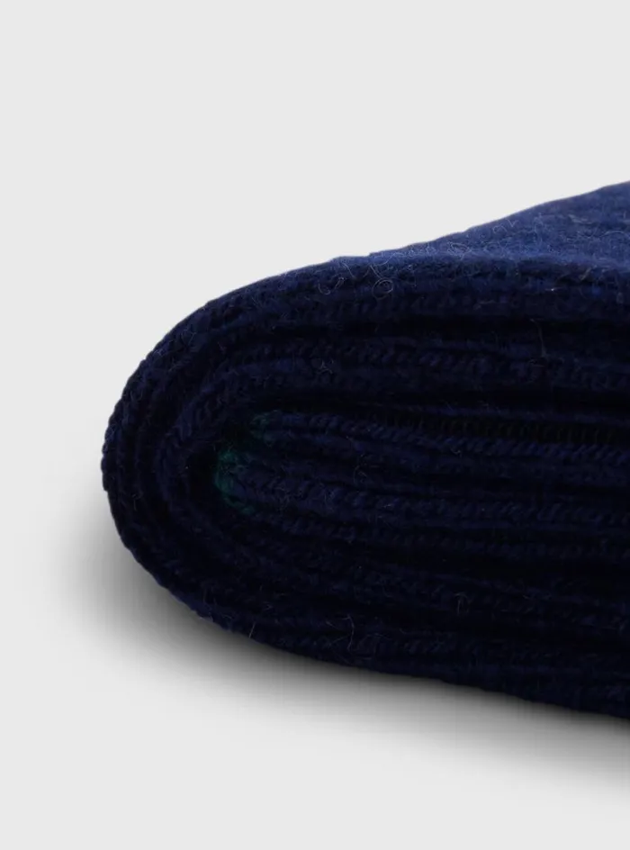 Men Paul Stuart Socks Solid Color Sock Blue