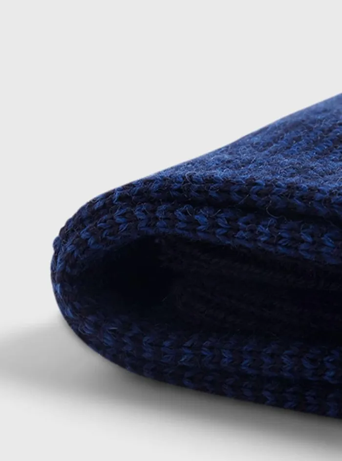 Men Paul Stuart Socks Wool Micro Stripe Sock Navy