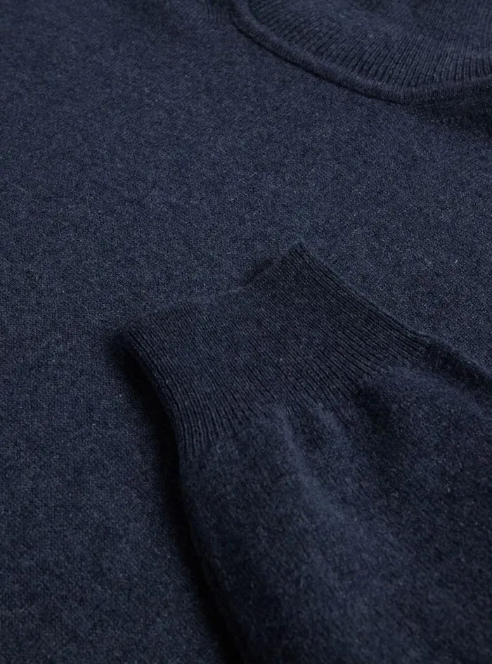 Men Paul Stuart Sweaters Cashmere Turtleneck Denim