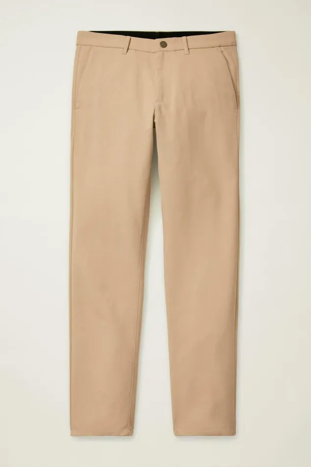 Men Performance Link Pants Khaki Heather Bonobos Joggers and Athleisure