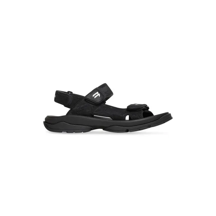 Men Sandals and Mules Balenciaga Tourist Sandal In Black