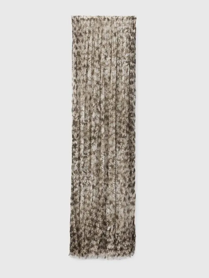 Men Scarves and Ties John Varvatos ASCAN TIE DYE SCARF Pavement