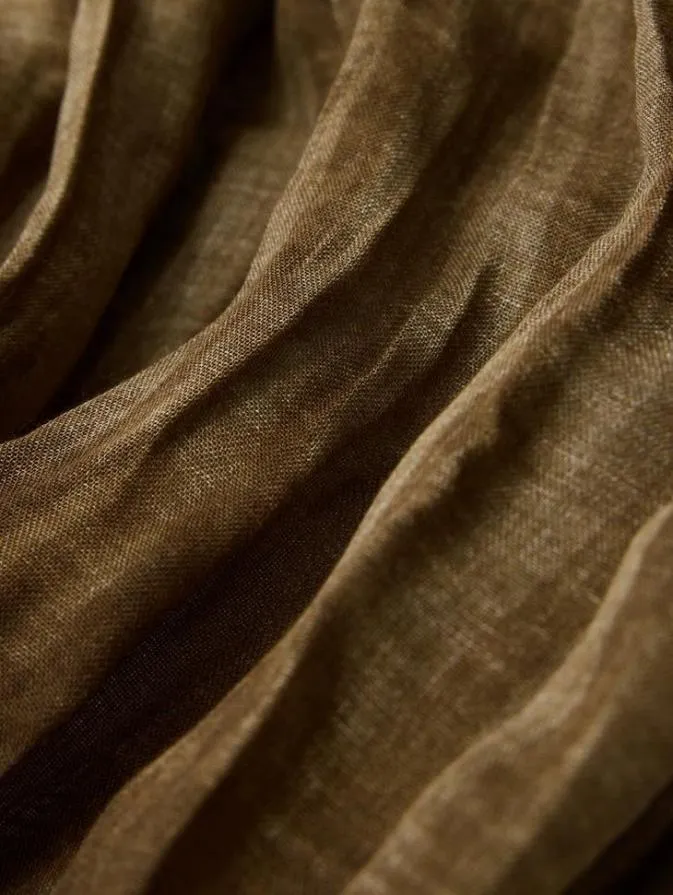 Men Scarves and Ties John Varvatos DORIS OMBRE SCARF Flax Heather