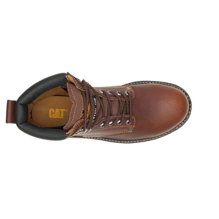 Men Second Shift Steel Toe Work Boot Cat Footwear Boots