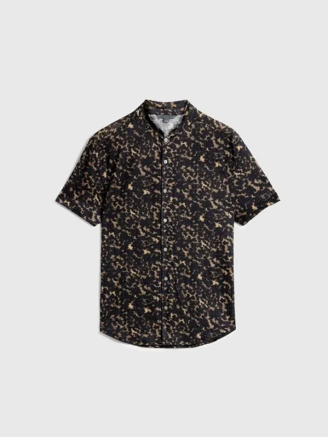 Men Shirts John Varvatos FLOREZ SHIRT Brown
