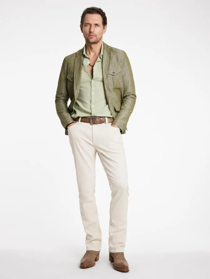 Men Shirts John Varvatos ROSEDALE SHIRT Eucalptus