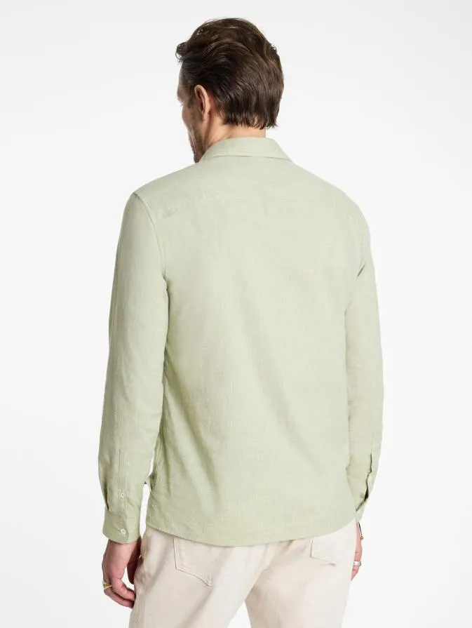 Men Shirts John Varvatos ROSEDALE SHIRT Eucalptus