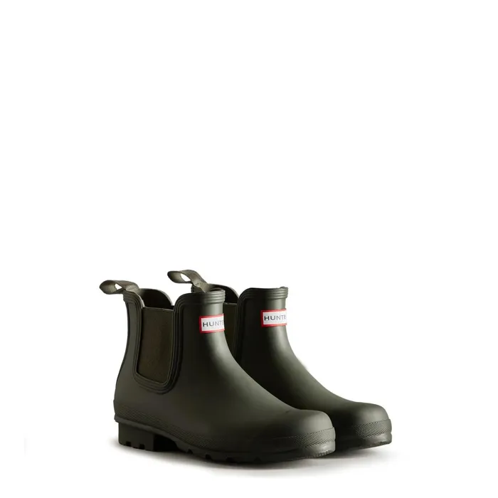 Men Short and Ankle Boots Hunter Boots Original Chelsea Boots Dark Olive Men Short and Ankle Boots Hunter Boots Original Chelsea Boots Dark Olive