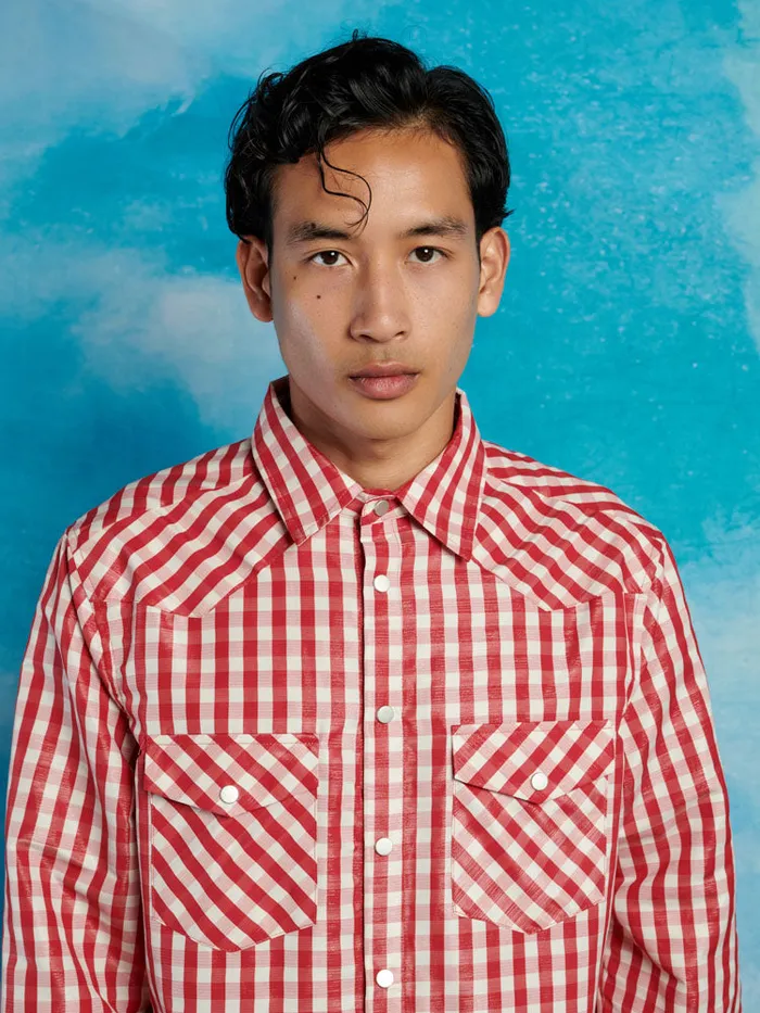 Men Sister Jane Shirts Stables Gingham Shirt Gingham Red