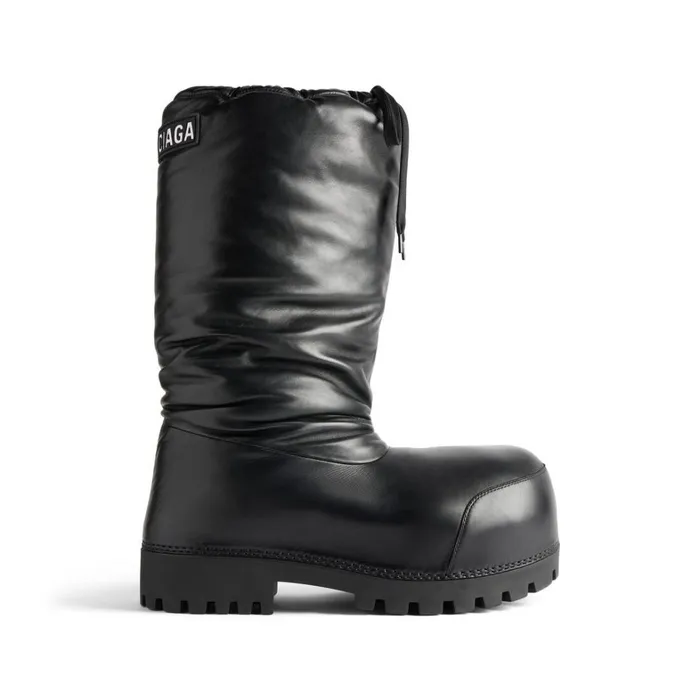 Men Ski Balenciaga Skiwear 8211 Alaska High Boot In Black