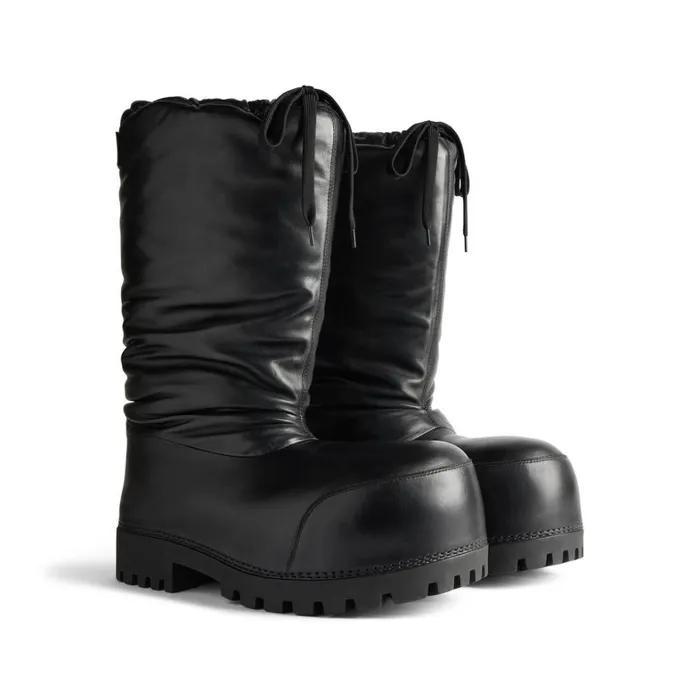 Men Ski Balenciaga Skiwear 8211 Alaska High Boot In Black
