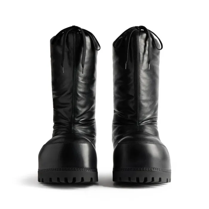 Men Ski Balenciaga Skiwear 8211 Alaska High Boot In Black