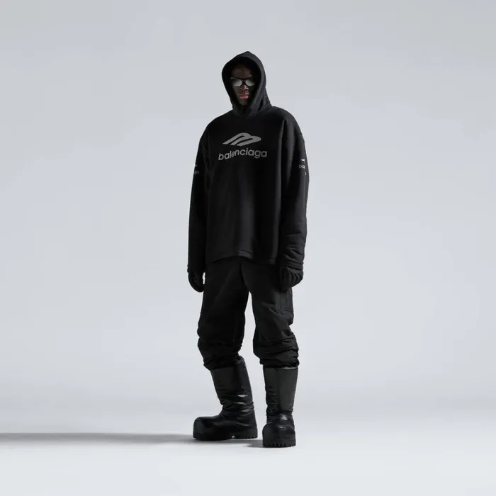 Men Ski Balenciaga Skiwear 8211 Alaska High Boot In Black